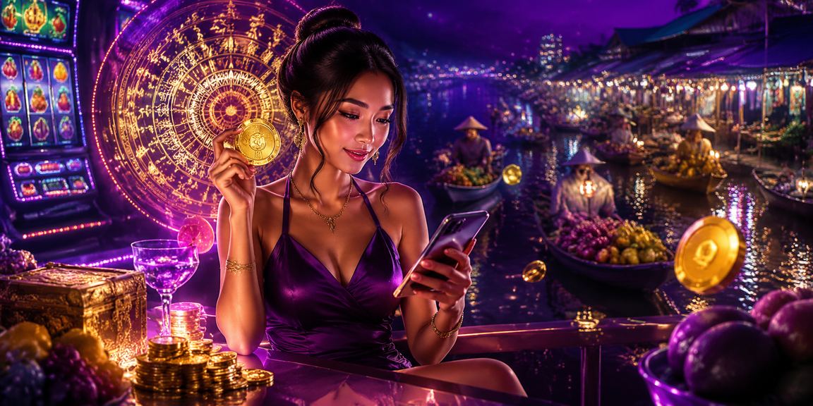 Màn hình neon hiển thị giao diện game và kèo thể thao tại vùng Mekong, Việt Nam