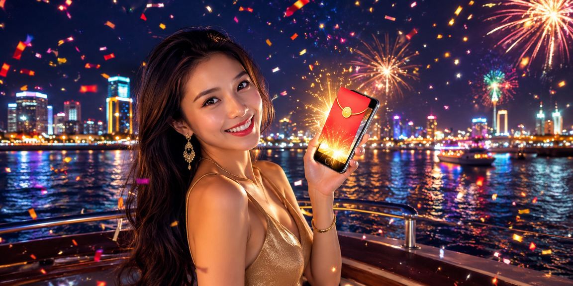 Không gian casino trực tuyến sôi động tại Việt Nam với ánh đèn neon và bàn chơi hiện đại